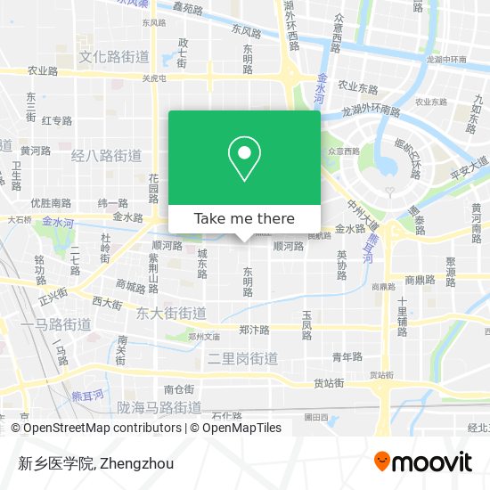 新乡医学院 map
