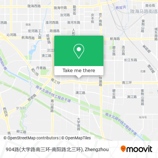 904路(大学路南三环-南阳路北三环) map