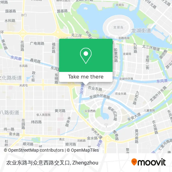 农业东路与众意西路交叉口 map