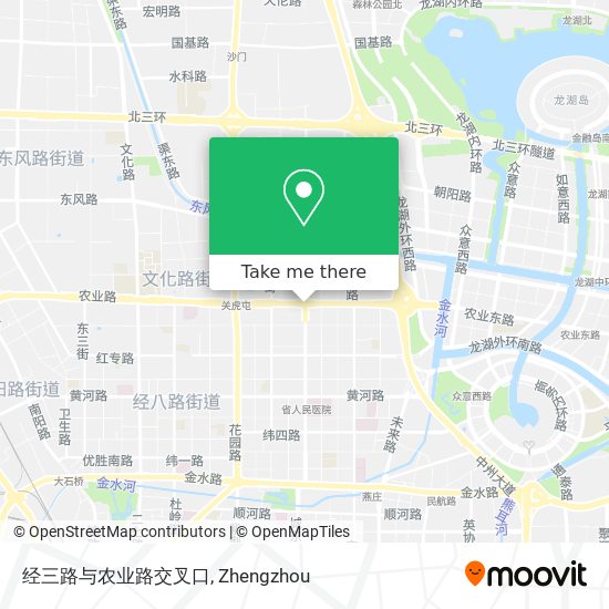 经三路与农业路交叉口 map