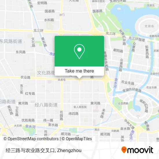 经三路与农业路交叉口 map