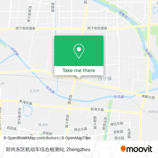 郑州东区机动车综合检测站 map