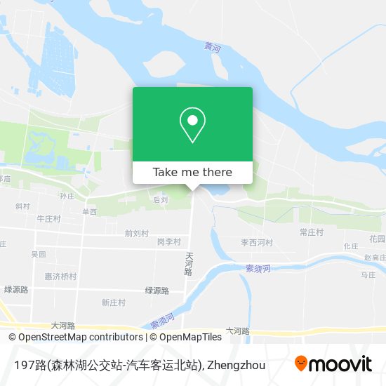 197路(森林湖公交站-汽车客运北站) map