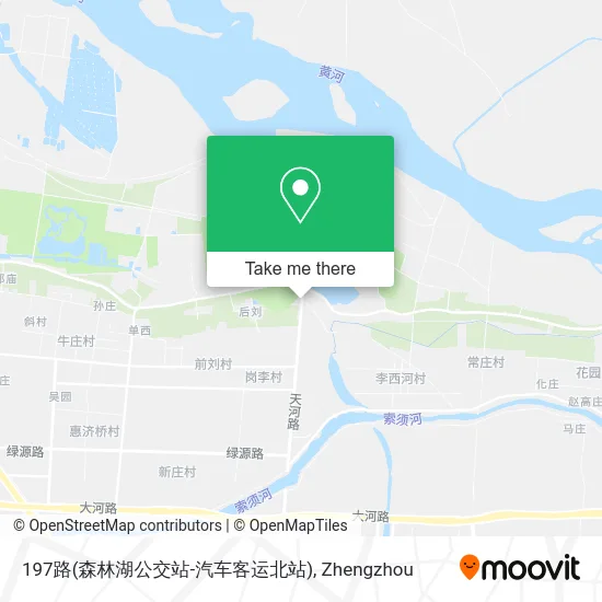 197路(森林湖公交站-汽车客运北站) map