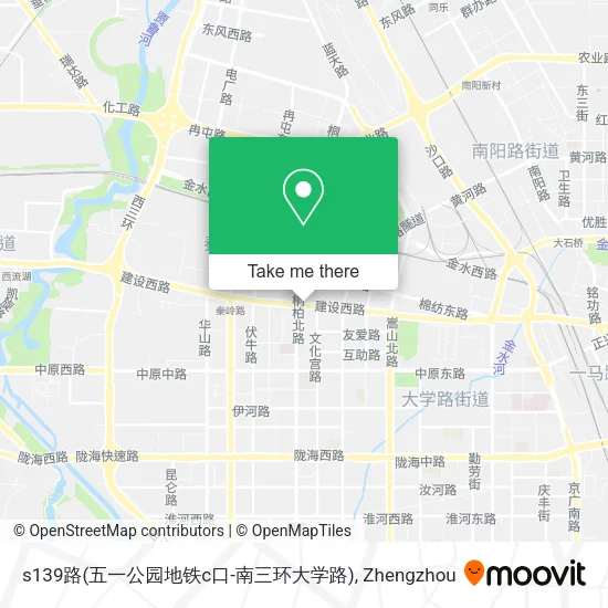 s139路(五一公园地铁c口-南三环大学路) map