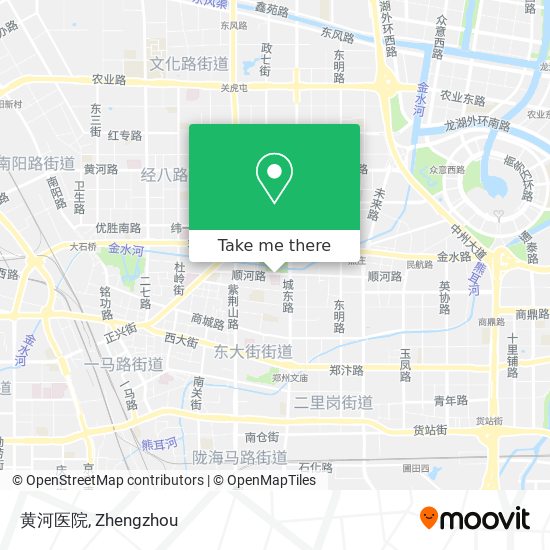 黄河医院 map