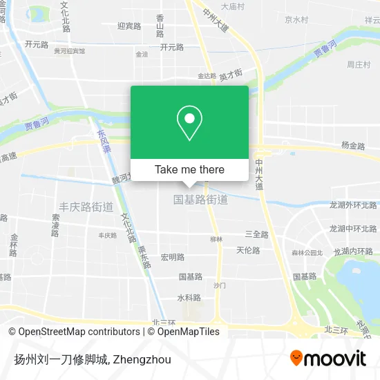 扬州刘一刀修脚城 map