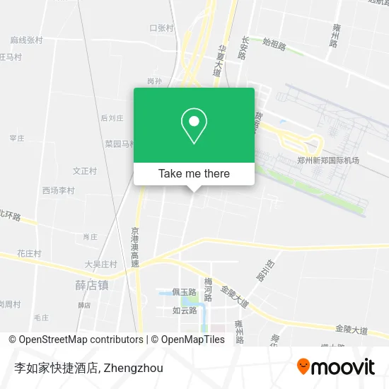 李如家快捷酒店 map