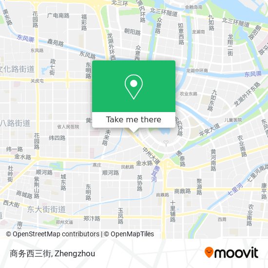 商务西三街 map