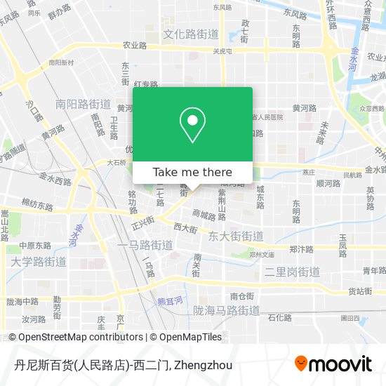 丹尼斯百货(人民路店)-西二门 map