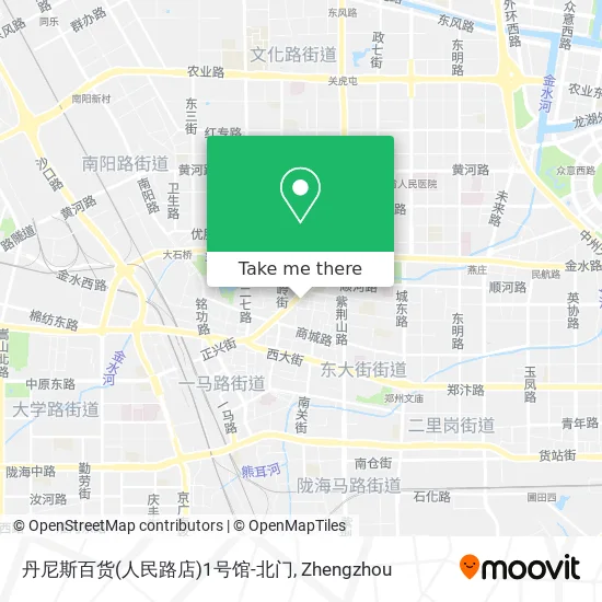 丹尼斯百货(人民路店)1号馆-北门 map