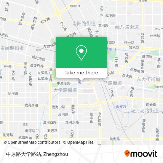 中原路大学路站 map