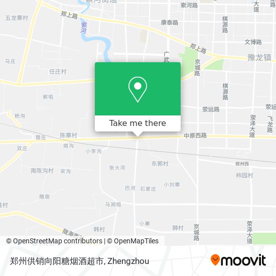 郑州供销向阳糖烟酒超市 map