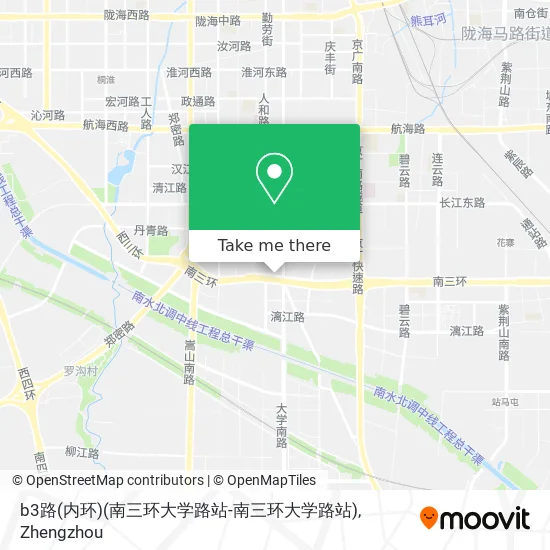 b3路(内环)(南三环大学路站-南三环大学路站) map