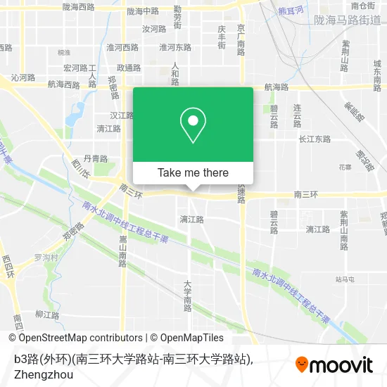 b3路(外环)(南三环大学路站-南三环大学路站) map