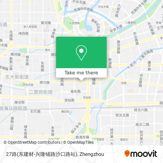 27路(东建材-兴隆铺路沙口路站) map