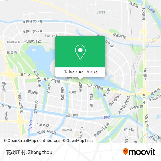 花胡庄村 map