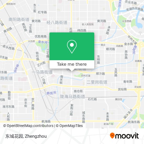 东城花园 map