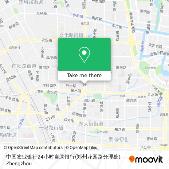 中国农业银行24小时自助银行(郑州花园路分理处) map