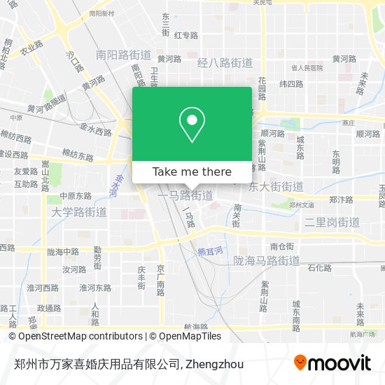 郑州市万家喜婚庆用品有限公司 map
