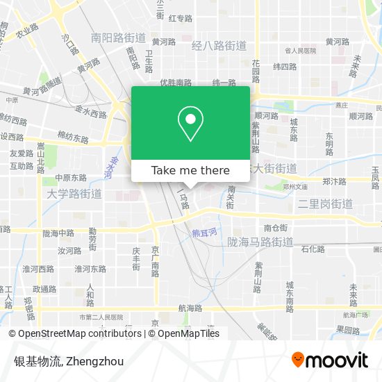 银基物流 map