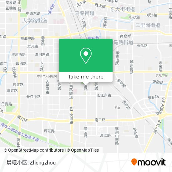 晨曦小区 map