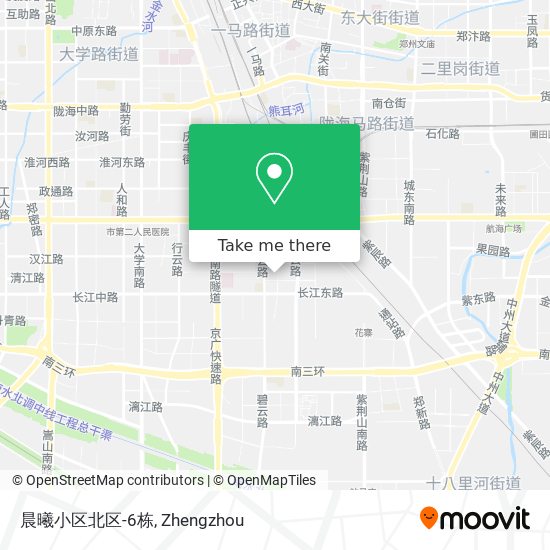 晨曦小区北区-6栋 map