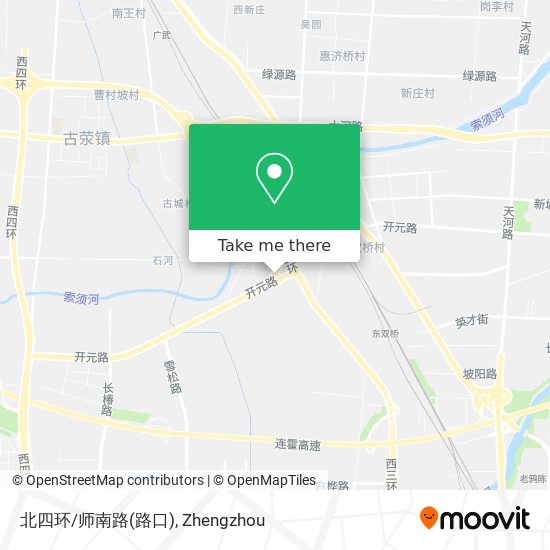 北四环/师南路(路口) map