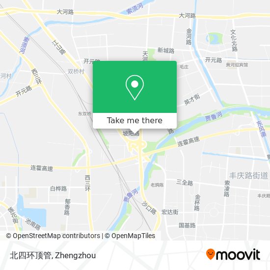 北四环顶管 map