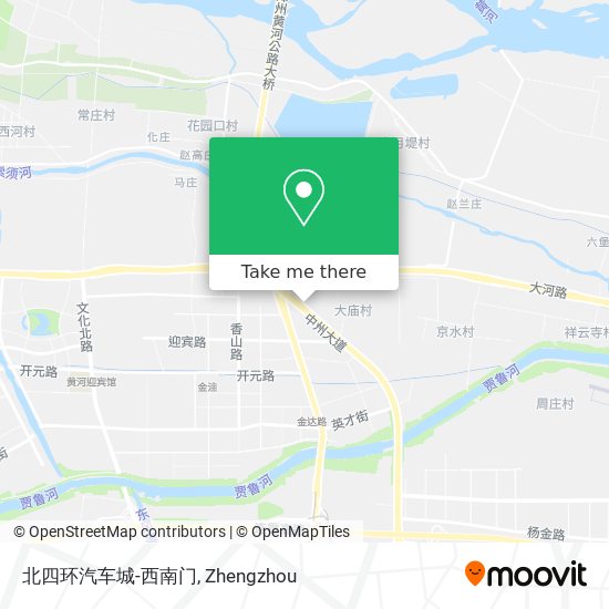 北四环汽车城-西南门 map
