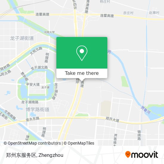 郑州东服务区 map