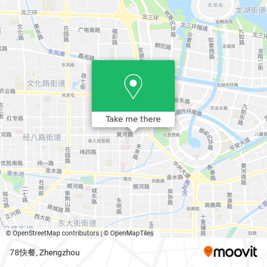 78快餐 map