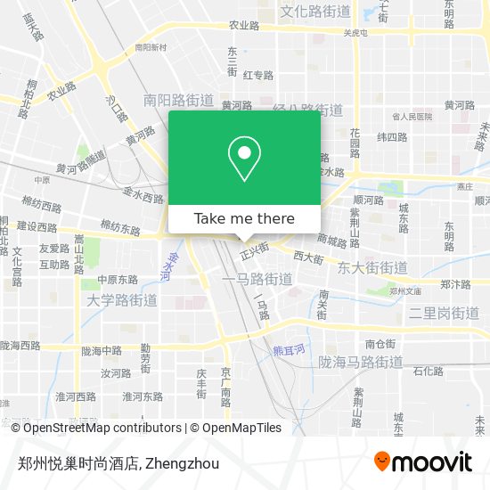 郑州悦巢时尚酒店 map