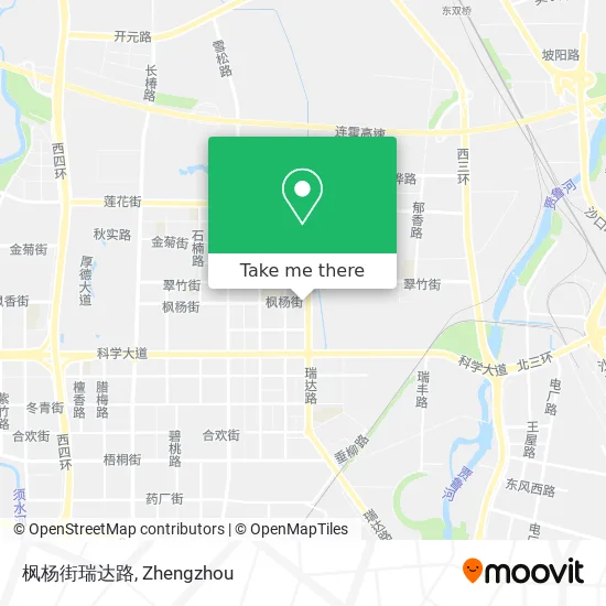 枫杨街瑞达路 map
