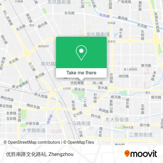 优胜南路文化路站 map