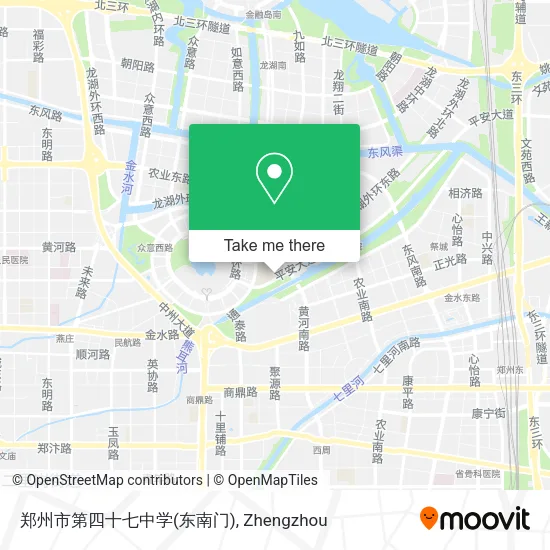 郑州市第四十七中学(东南门) map