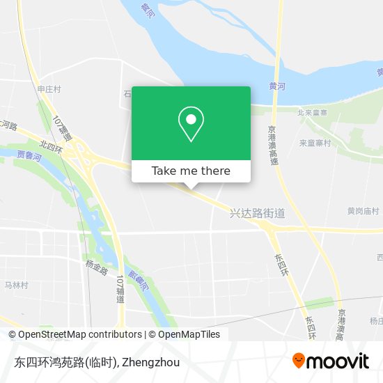 东四环鸿苑路(临时) map