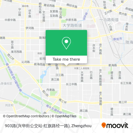 903路(兴华街公交站-红旗路经一路) map