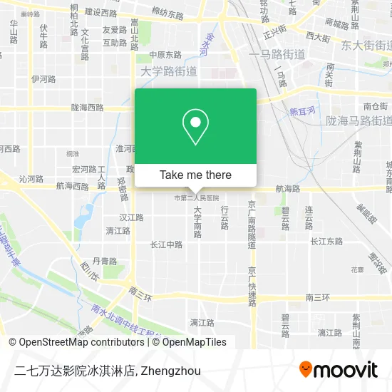 二七万达影院冰淇淋店 map
