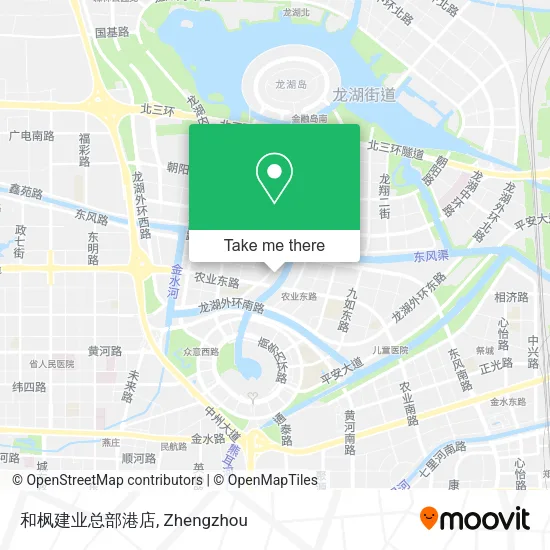 和枫建业总部港店 map