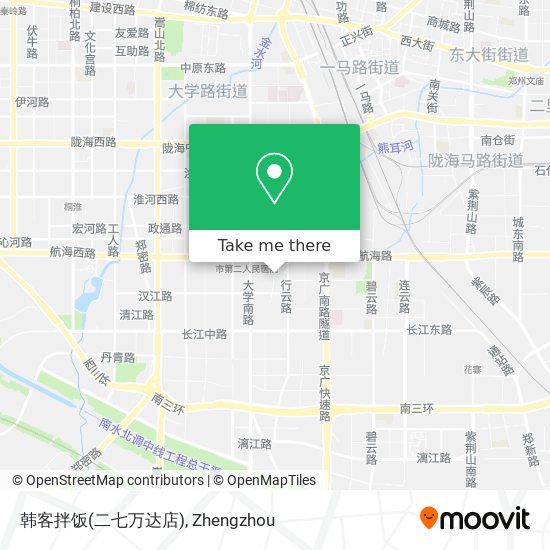 韩客拌饭(二七万达店) map