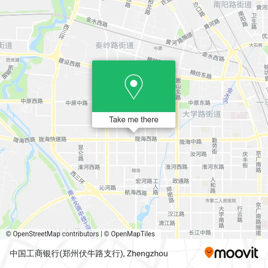 中国工商银行(郑州伏牛路支行) map