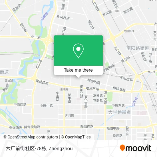 六厂前街社区-78栋 map