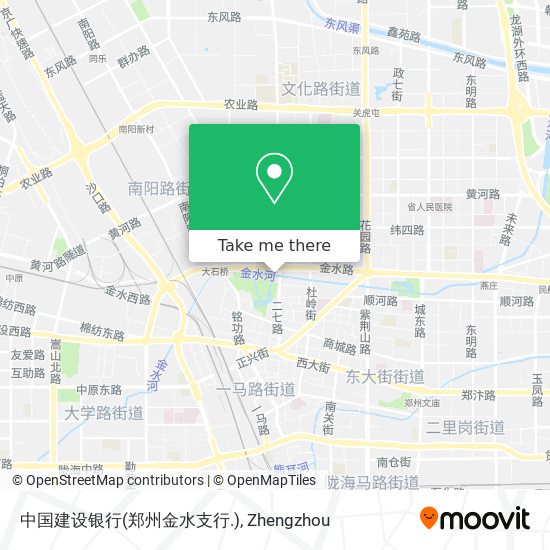 中国建设银行(郑州金水支行.) map