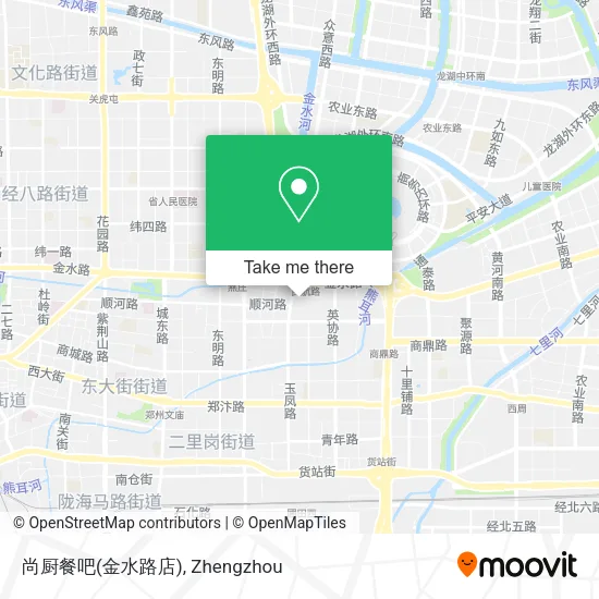 尚厨餐吧(金水路店) map