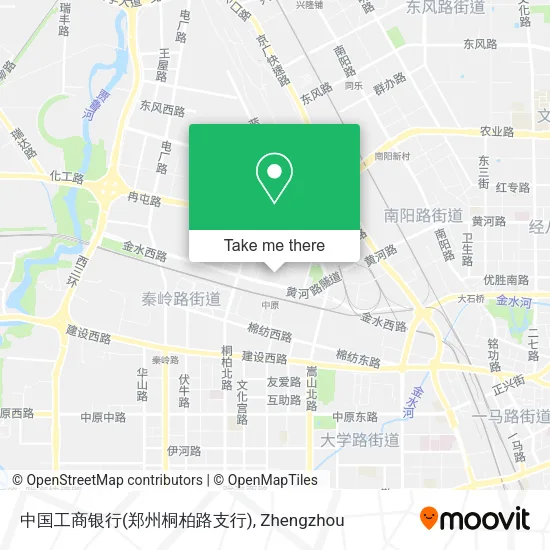 中国工商银行(郑州桐柏路支行) map