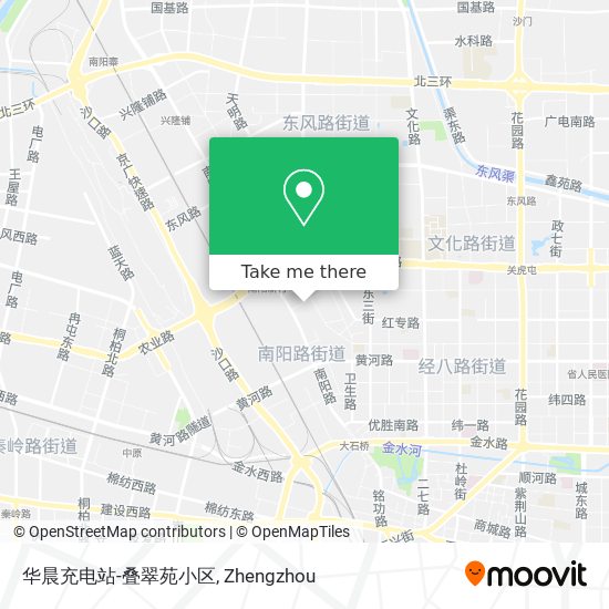 华晨充电站-叠翠苑小区 map