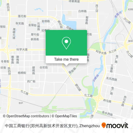 中国工商银行(郑州高新技术开发区支行) map