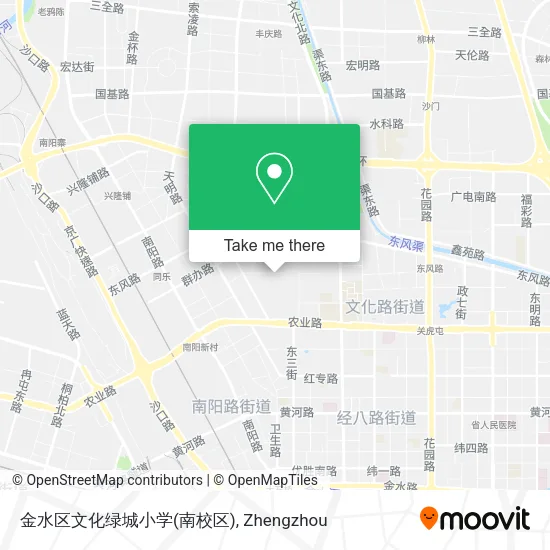 金水区文化绿城小学(南校区) map