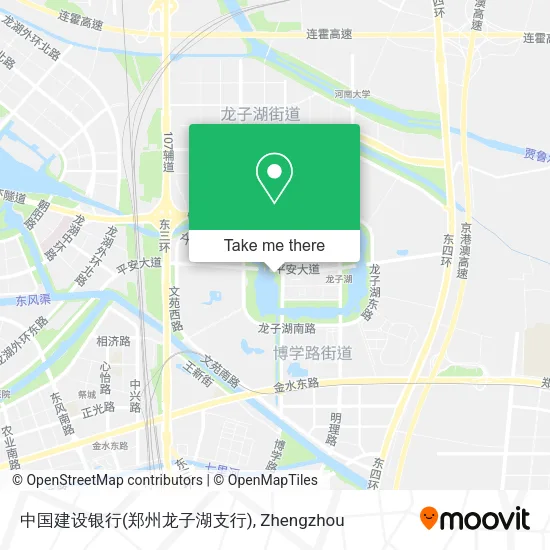 中国建设银行(郑州龙子湖支行) map